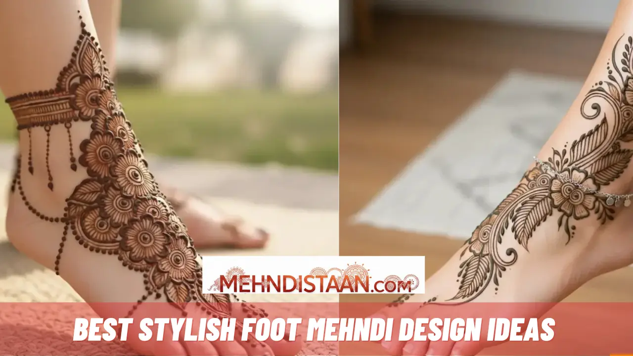 550+ Stylish Foot Mehndi Design