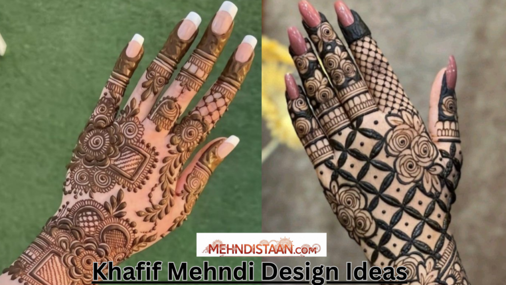 Amazing Khafif Mehndi Design