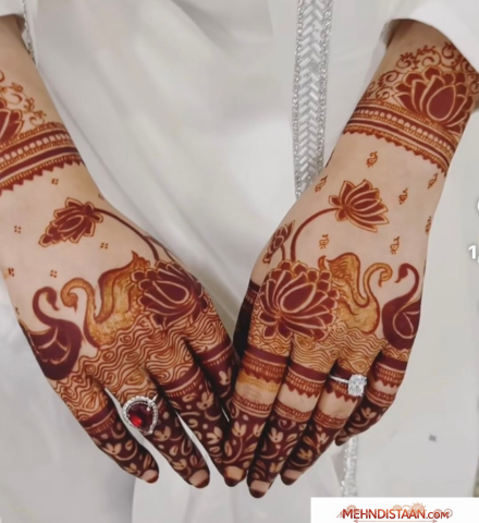 Arabic Rose Mehndi Designs