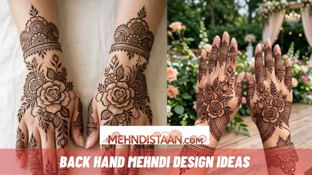 Back Hand Mehndi Design Ideas