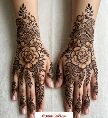 Back Hand Mehndi Designs