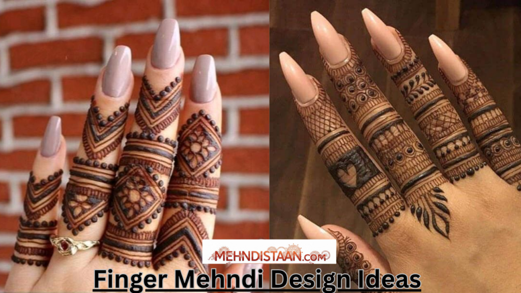 Beautiful Finger Mehndi Design Trending Ideas