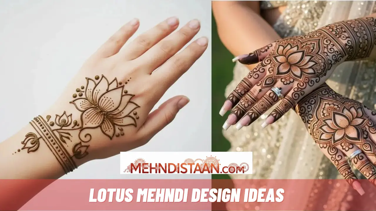Best Lotus Mehndi Design Ideas