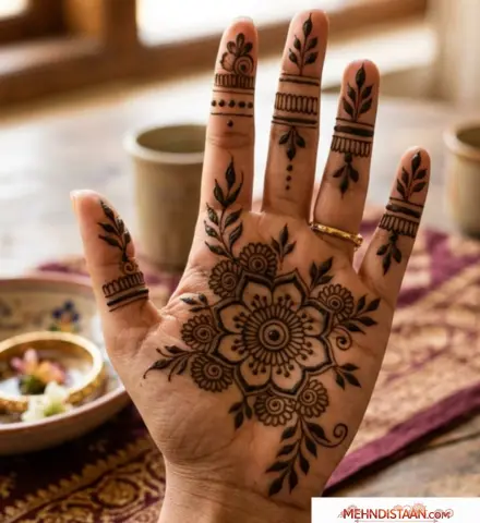 Bracelet Style Mehndi Design
