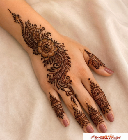 Easy Arabic Mehndi Design Ideas