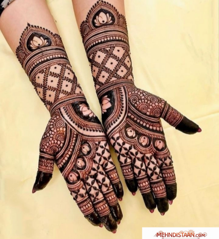 Eid Royal Front Hand Mehndi Designs