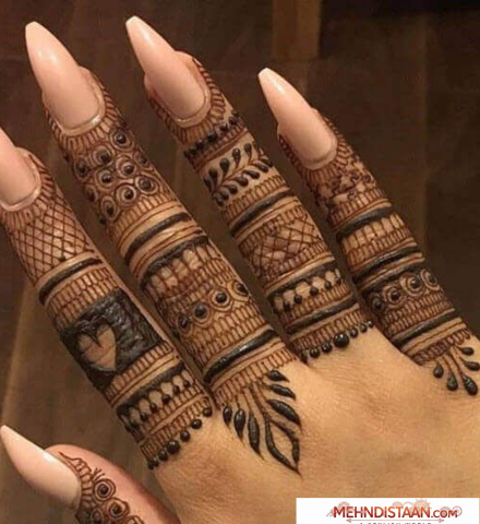 Finger Mehndi Designs Ideas