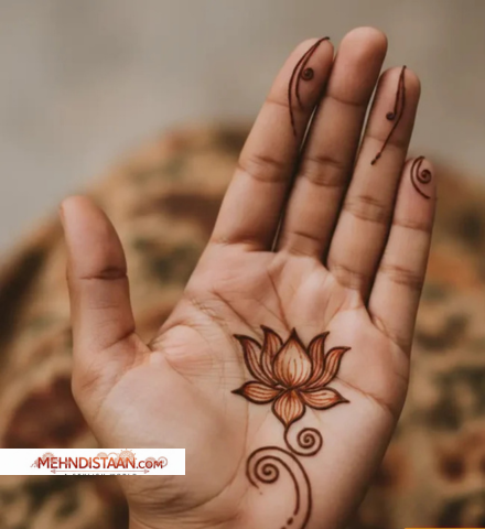 Floral Front Hand Mehndi