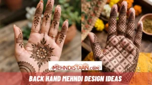 Front Hand Simple Mehndi Design