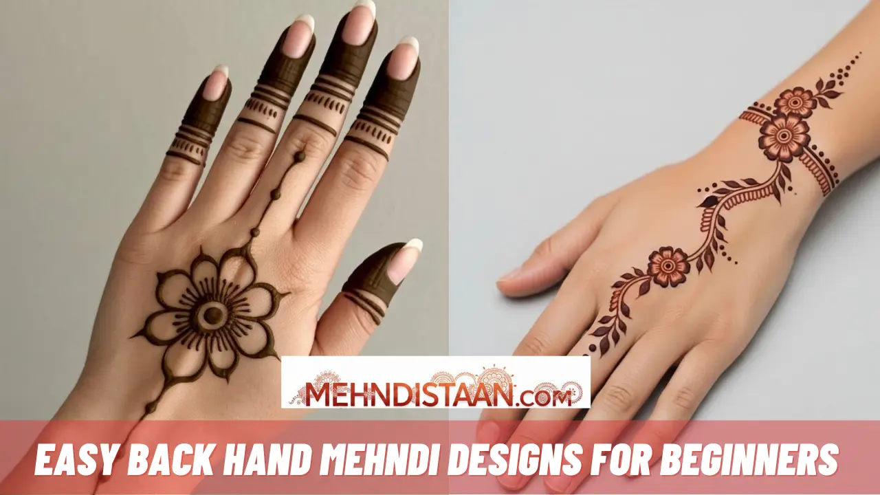 Modern Back Hand Mehndi Trends