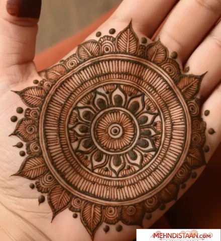Round Mehndi Designs