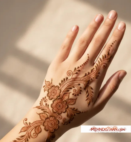Simple Full Hand Mehndi Design