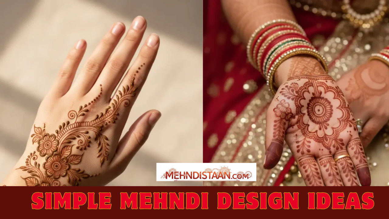 Simple Mehndi Design Ideas