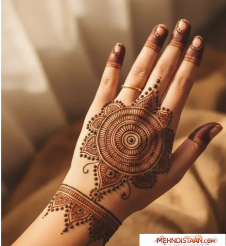 What Is a Round Mehndi Design