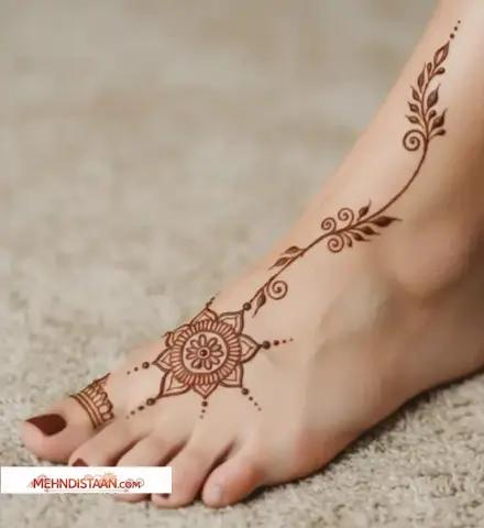 foot mehndi designs