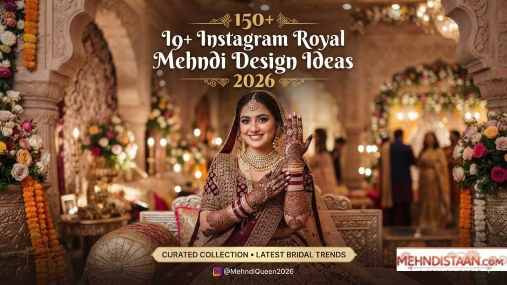 150+ Instagram Royal Mehndi Design Ideas 2026
