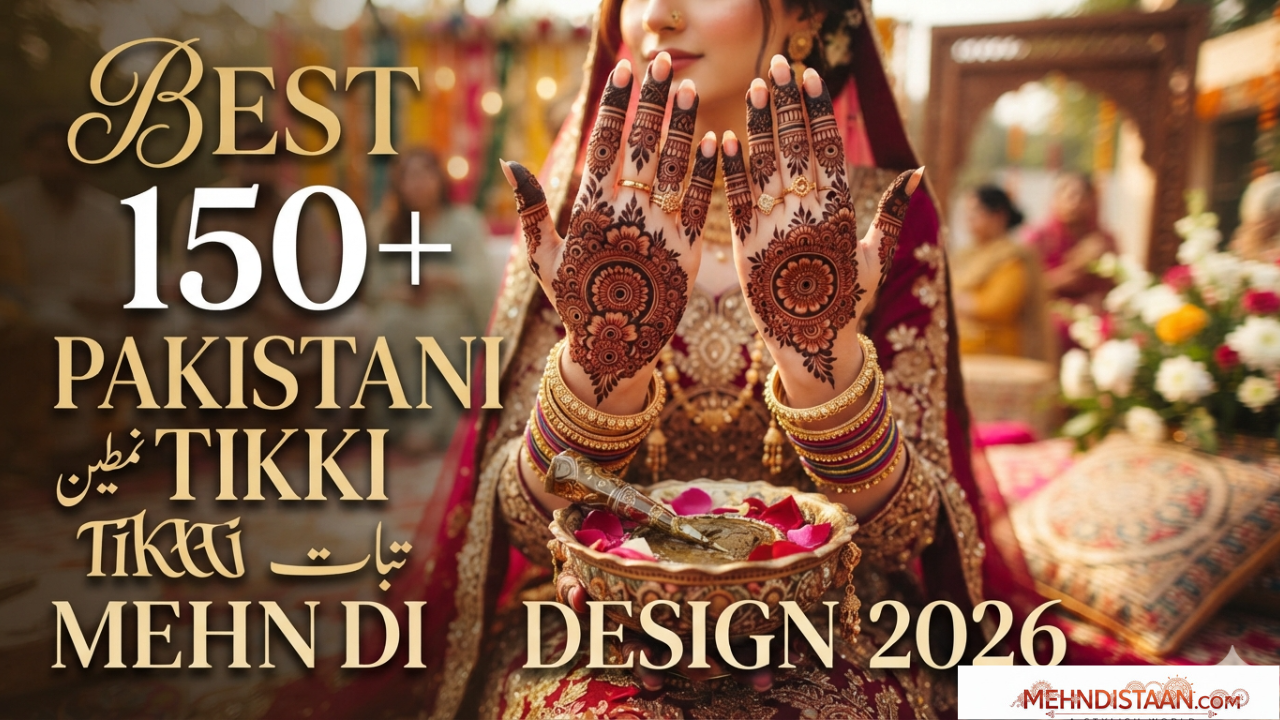 Best 150+ Pakistani Tikki Mehndi Design 2026