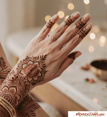 Dubai Mehndi Design Back Hand