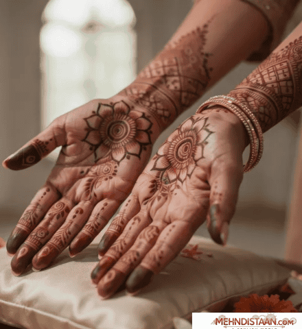 Dubai Mehndi Design Front Hand