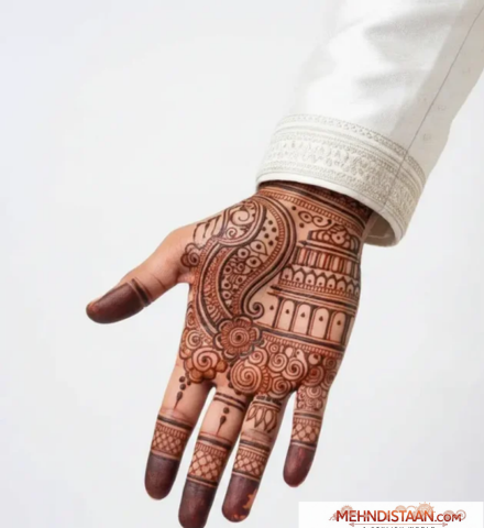 Dulhe Ki Groom Mehndi Design