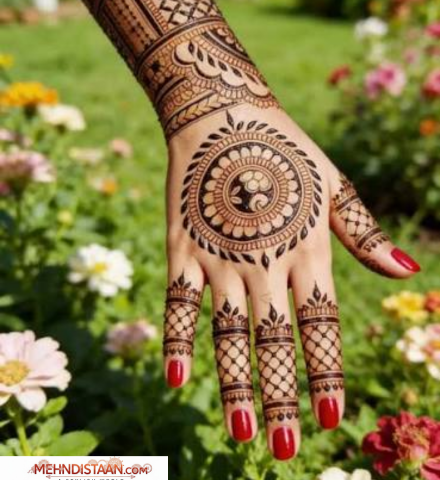 Elegant Stylish Back Hand Mehndi Design