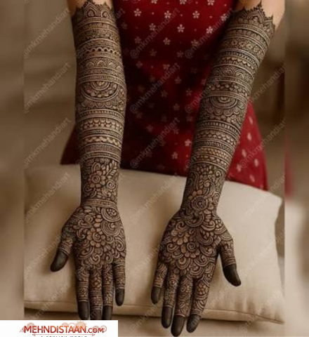 Full Hand Mehndi Design