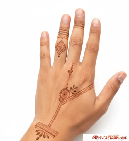 Groom Mehndi Design Simple