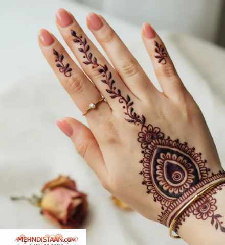 Instagram Modern Back Hand Mehndi Design