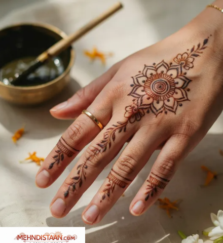 Instagram Modern Back Hand Mehndi Design