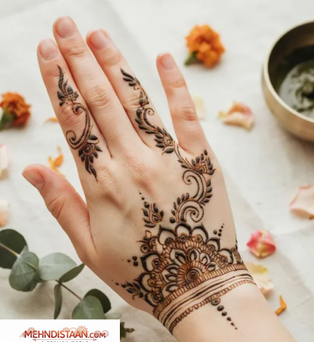 Instagram Modern Back Hand Mehndi Design