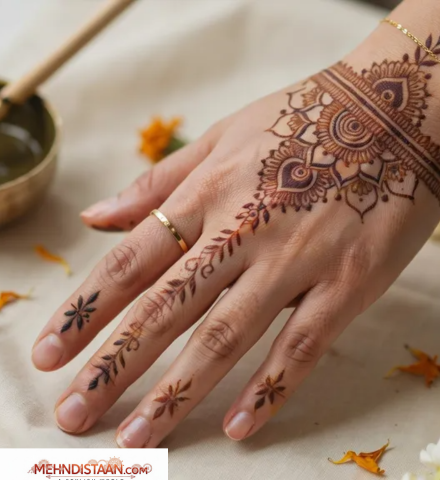 Instagram Modern Back Hand Mehndi Design