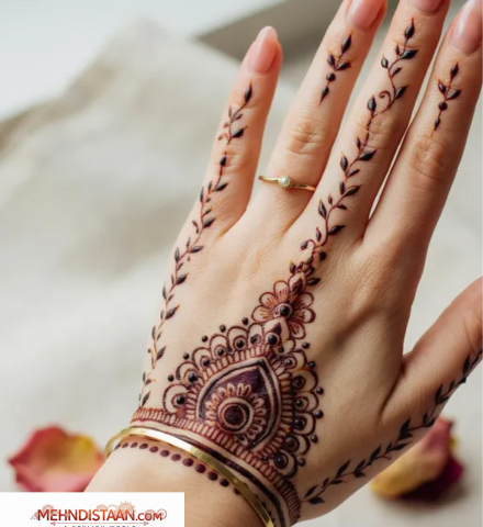 Instagram Modern Back Hand Mehndi Design