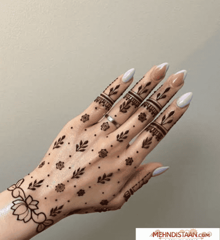 Minimal Mehndi Design