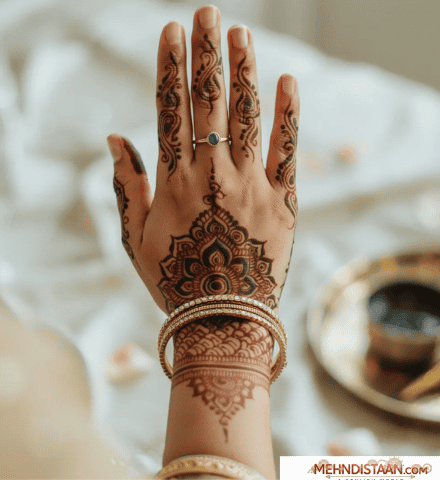 Rose Dubai Mehndi Design