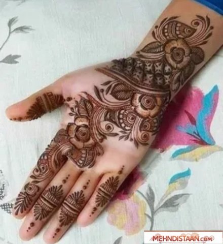 Royal Front Hand Mehndi Design