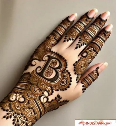 Royal Front Hand Mehndi Design